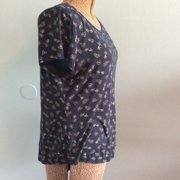 W5 Navy Blue Bicycle Unicycle top - Picture 8 of 10